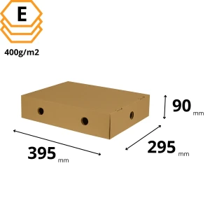 Karton na wędliny 395x295x90 mm - 3000 sztuk