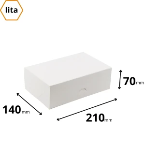Karton na ciasteczka 21x14x7cm - 1800 sztuk