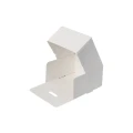 Białe otwarte opakowanie 13x13x7 cm – gotowe do wypełnienia, wszechstronne zastosowanie..webp