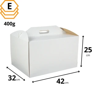 Karton na tort 42x32x25 cm - 70 szt.