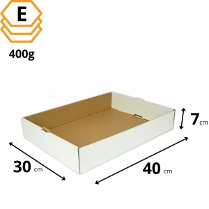 Tacka na ciasto 40x30x7 cm - 10 sztuk