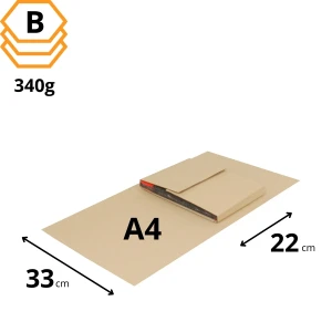 Karton na książki A4 owijka Multimail - 50 sztuk