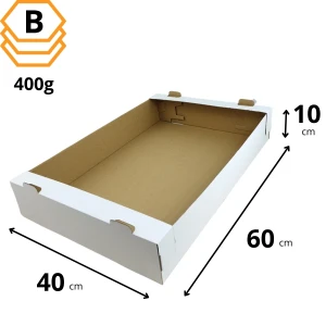 Tacka na ciasto 60x40x10 cm - 30 sztuk