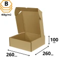 Karton fasonowy 260x260x100 – mocne, ekologiczne opakowanie do wysyłki i prezentów.webp