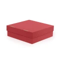 Solidne opakowanie 30x30x10 cm, w kolorze czerwonym, do pakowania drobnych podarunków.webp