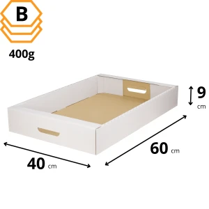 Tacka na ciasto 60x40x9 cm - 300 sztuk