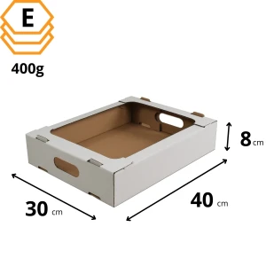 Tacka na ciasto 40x30x8 cm - 600 sztuk