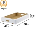 Tacka 600x400x85 mm bardzo mocna na ciasto i wypieki