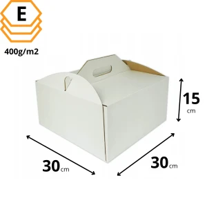 Karton na tort 30x30x15 cm - 360 sztuk