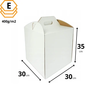 Karton na tort 30x30x35 cm - 210 sztuk