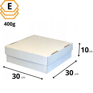Pudełko na muffiny 30x30x10 cm - 240 sztuk