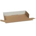Otwarty kartonik na zapiekankę biały 37x12x6 cm