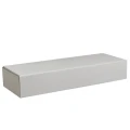 Zamknięty kartonik na zapiekankę 370x120x60 mm biały